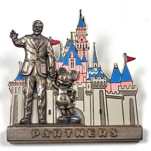 Disneyland Resort Walt and Mickey PARTNERS Official Pin Trading 2002 PP10380 VTG